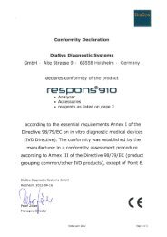 Conformity Declaration - DiaSys Diagnostic Systems GmbH