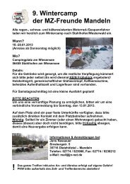 9. Wintercamp der MZ-Freunde Mandeln