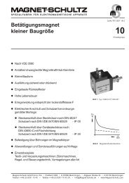 G BK P 017 10 Polarisierter Betätigungsmagnet kleiner Baugröße