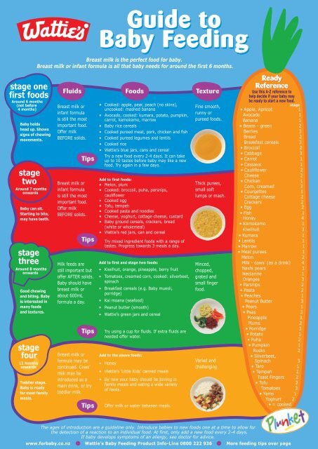 Solid Feeding Stages Guide for Babies