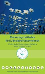 Marketing-Leitfaden für EU Ecolabel-Unternehmen - bei der G&L ...