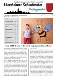 Neu 2013: Erste Hilfe am Säugling und Kleinkind - Ebersheimer ...