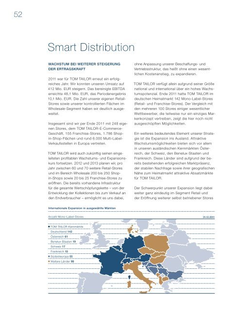 Geschäftsbericht 2011 - tom tailor holding ag