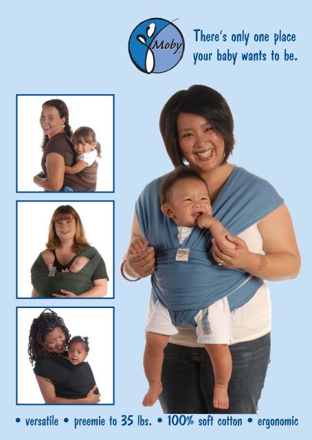 moby wrap carrying positions