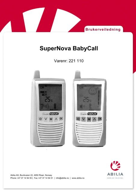 SuperNova BabyCall - Abilia