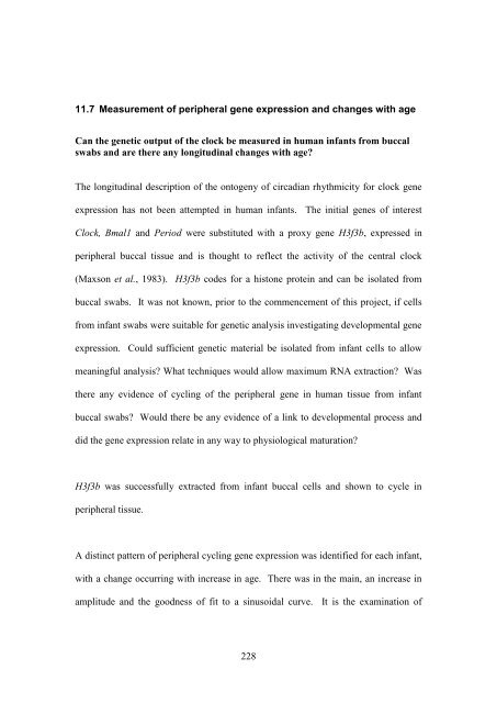 The Development of Circadian Rhythms in Human Infants