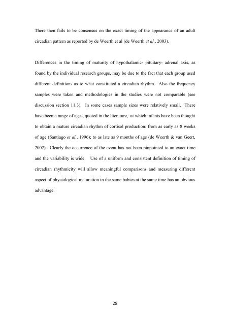 The Development of Circadian Rhythms in Human Infants