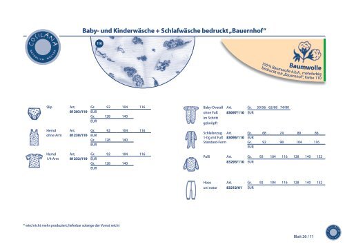 Preisliste 01 / 2011 - Cosilana