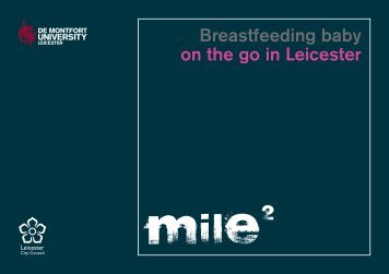 You are welcome to breastfeed here - De Montfort University