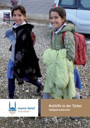 Nothilfe in der Türkei - Islamic Relief