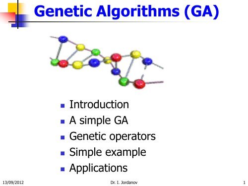 Genetic algorithms slides - Department of Information Technology