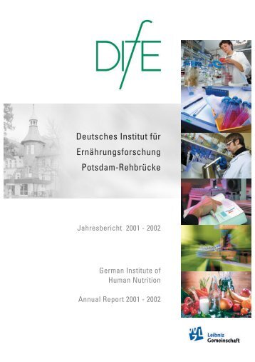 Annual Report 2001 - 2002 - DIfE