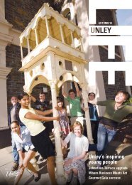 Unley's inspiring young people - The City of Unley - SA gov au