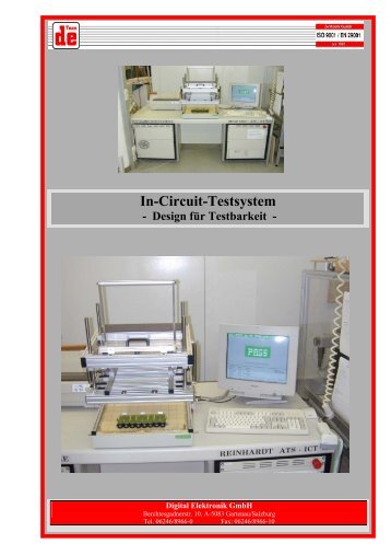In-Circuit-Testsystem - Design für Testbarkeit - Digital Elektronik GmbH