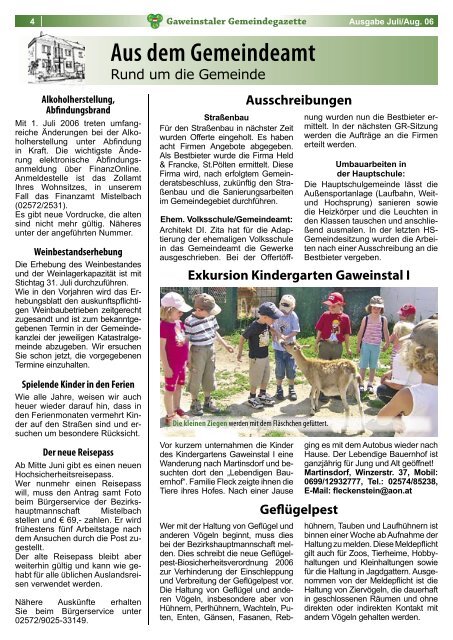 Ferienspiel für die Kinder! - Gaweinstal