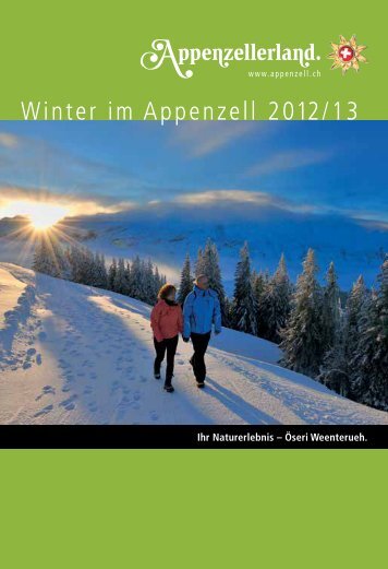 Winter im Appenzell 2012/13 - Appenzellerland Tourismus