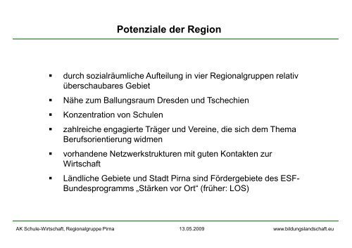 AK Schule-Wirtschaft - Bildungslandschaft - Sächsische Schweiz ...