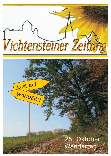 26. Oktober Wandertag - Gemeinde Vichtenstein