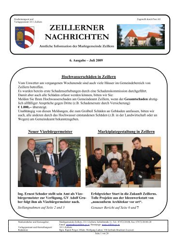 ZEILLERNER NACHRICHTEN - Marktgemeinde Zeillern