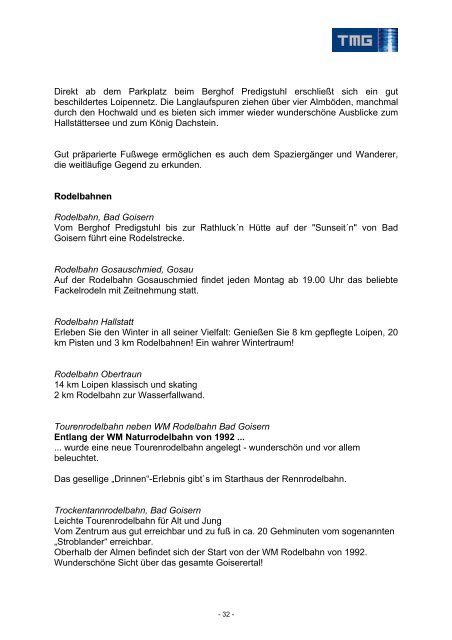 Deckblatt Standortbeschreibung Inneres Salzkammergut.doc - TMG
