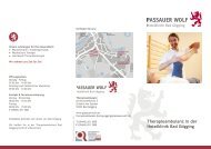 Therapieambulanz in der Hotelklinik Bad Gögging - Passauer Wolf
