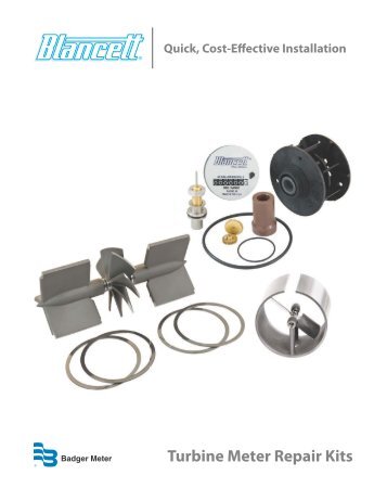 Model 200 Multi-Jet Flow Meter Repair Kits - Blancett