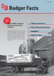 Badger Facts - Badger Meter Europa GmbH