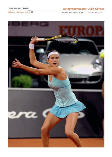 Auftritt - Porsche Tennis Grand Prix