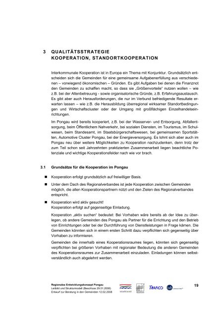 Regionales Entwicklungskonzept Pongau - Regionalverband Pongau