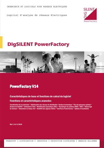 PowerFactory v14 - Rev  1.14-4-2010 - French - 82 pages - DIgSILENT
