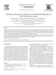 Simulation of the impact of wind power on the transient ... - DIgSILENT