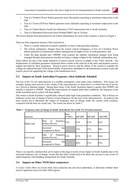 Assessment of Potential Security Risks due to High ... - DIgSILENT