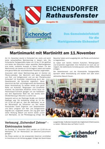 November 2012 - Markt Eichendorf