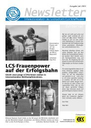 LCS-Frauenpower auf der Erfolgsbahn - Leichtathletik Club ...