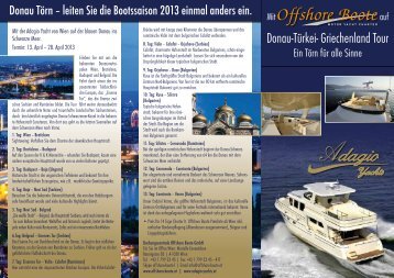 Detaillierte Informationen finden Sie hier. - Offshore-Boote.at