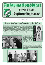 Monatsspruch März - Gemeinde Thümmlitzwalde