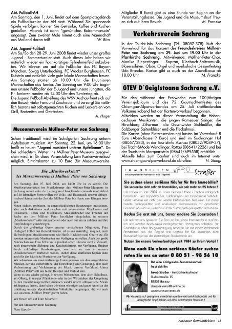 Gemeinde-Blatt - Gewerbeverein Aschau