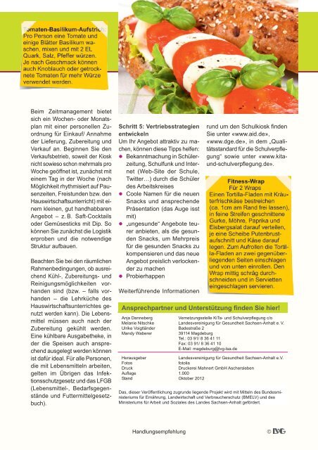 Hirnfutter – gesunde Snacks - Landesvereinigung für Gesundheit ...
