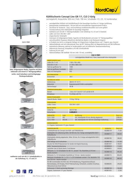 NordCap Kühltechnik - Gesamtprogramm 2012/ 13 - Profitechnik für ...