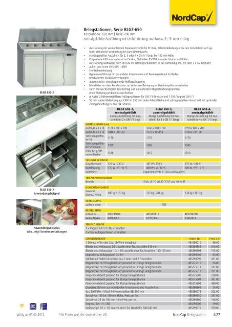 NordCap Kühltechnik - Gesamtprogramm 2012/ 13 - Profitechnik für ...