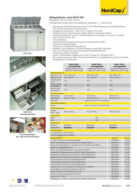 NordCap Kühltechnik - Gesamtprogramm 2012/ 13 - Profitechnik für ...