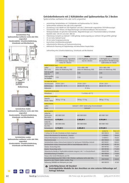 NordCap Kühltechnik - Gesamtprogramm 2012/ 13 - Profitechnik für ...