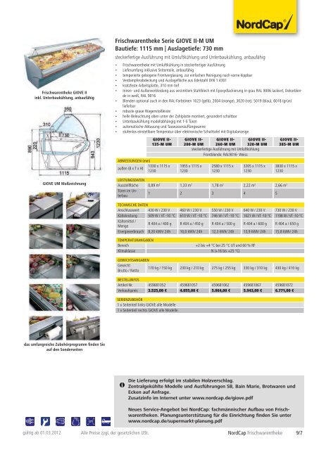 NordCap Kühltechnik - Gesamtprogramm 2012/ 13 - Profitechnik für ...