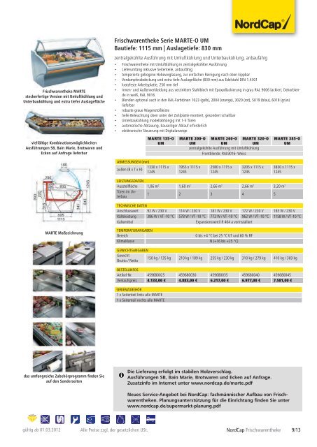 NordCap Kühltechnik - Gesamtprogramm 2012/ 13 - Profitechnik für ...