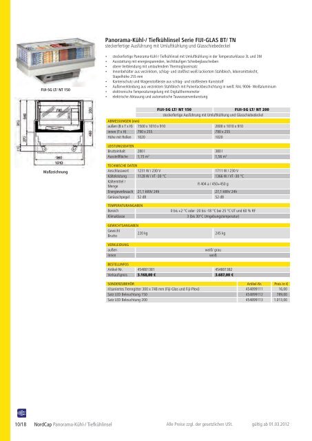 NordCap Kühltechnik - Gesamtprogramm 2012/ 13 - Profitechnik für ...