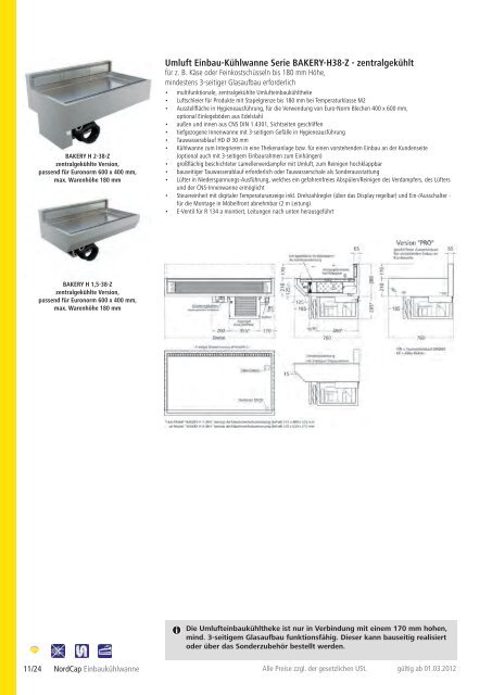 NordCap Kühltechnik - Gesamtprogramm 2012/ 13 - Profitechnik für ...