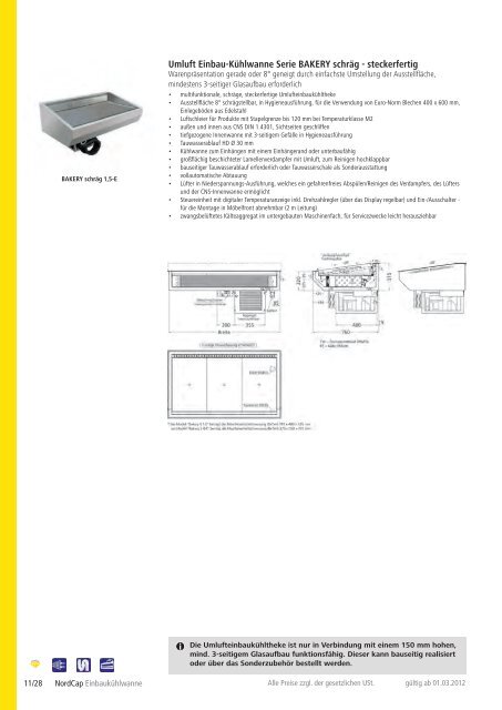 NordCap Kühltechnik - Gesamtprogramm 2012/ 13 - Profitechnik für ...