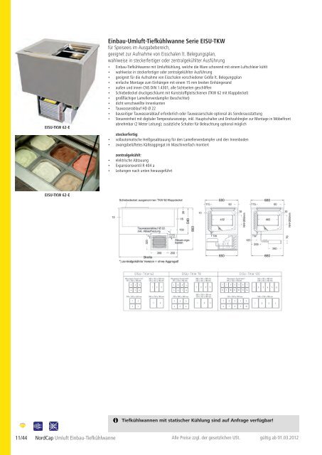 NordCap Kühltechnik - Gesamtprogramm 2012/ 13 - Profitechnik für ...