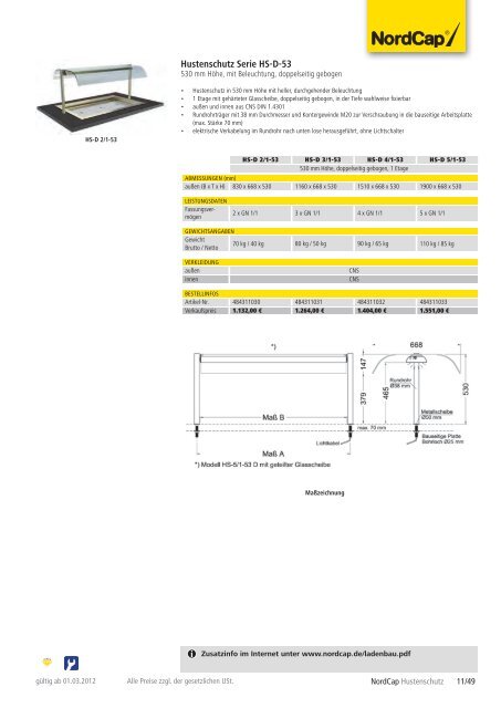 NordCap Kühltechnik - Gesamtprogramm 2012/ 13 - Profitechnik für ...