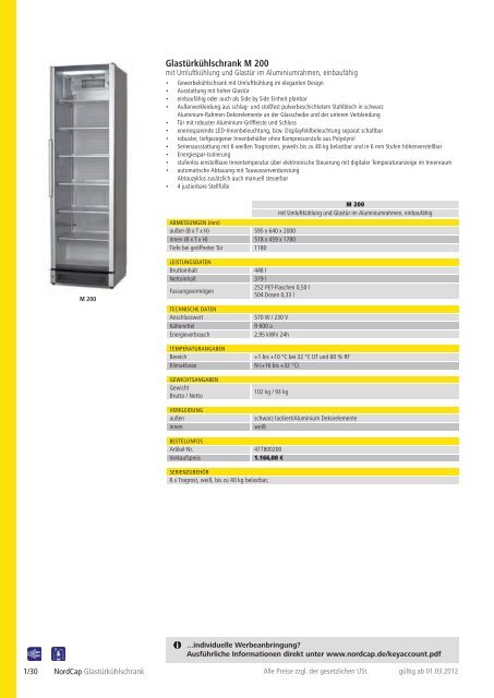 NordCap Kühltechnik - Gesamtprogramm 2012/ 13 - Profitechnik für ...